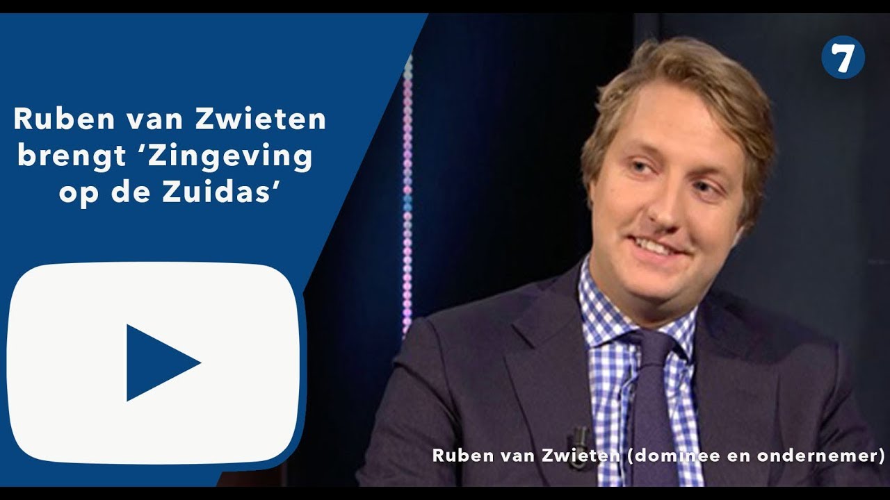 Ruben van Zwieten (dominee en koopman) brengt zingeving op de Zuidas