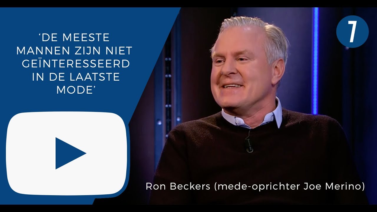 Ron Beckers (Joe Merino): ‘de meeste mannen zijn niet geïnteresseerd in de laatste mode’