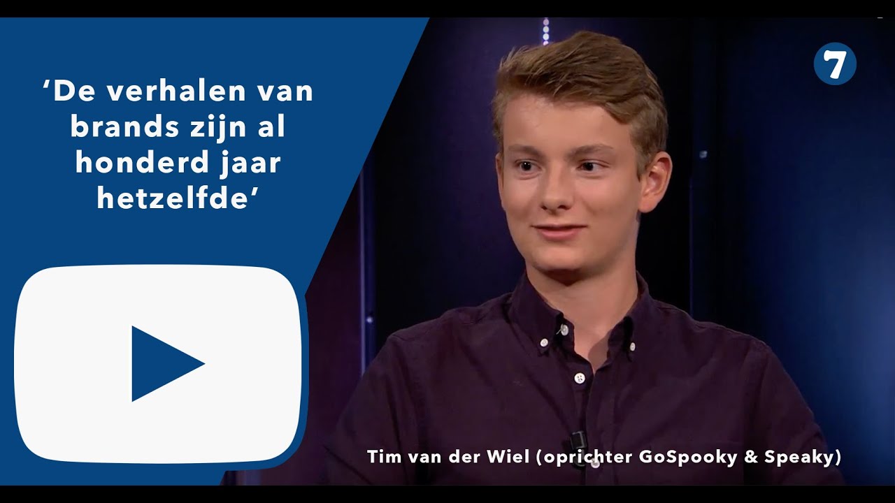 Tim van der Wiel (oprichter GoSpooky & Speaky): 'De verhalen van brands zijn al honderd jaar...