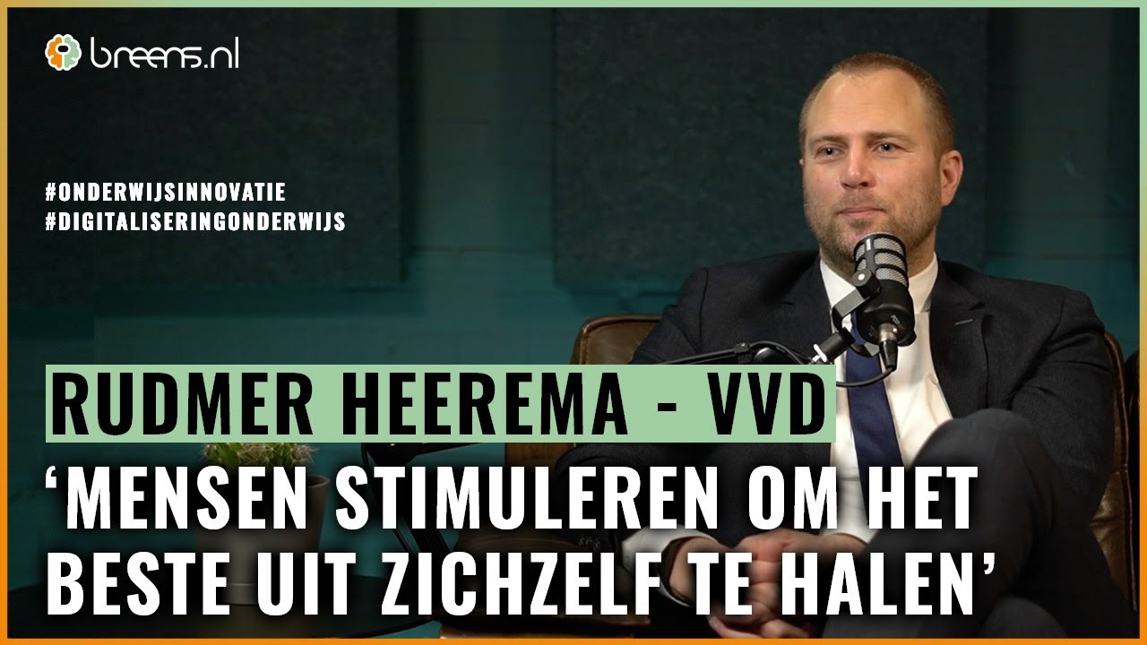 Tweede Kamerlid Rudmer Heerema (VVD): ‘Het onderwijs hoeft geen grijze massa te zijn’