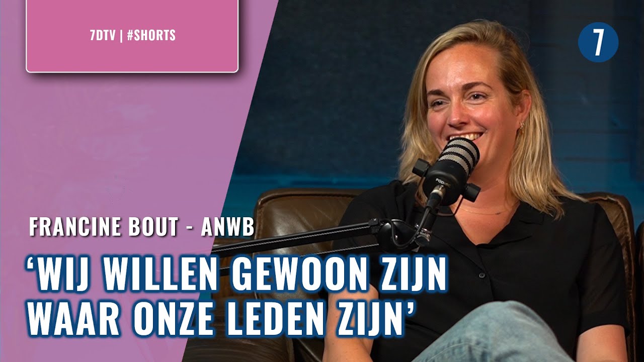 Francine Bout ANWB: 'Experimenteer met YouTube, daar begint het' | 7DTV #shorts