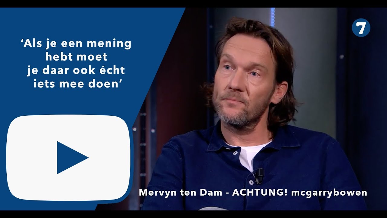 Mervyn ten Dam (ACHTUNG! mcgarrybowen): ‘Als je een mening hebt moet je daar ook écht iets mee doen’