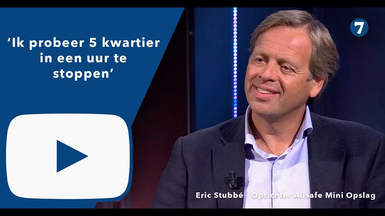 Eric Stubbé (Oprichter Allsafe Mini Opslag): ‘Ik probeer vijf kwartier in een uur te stoppen’