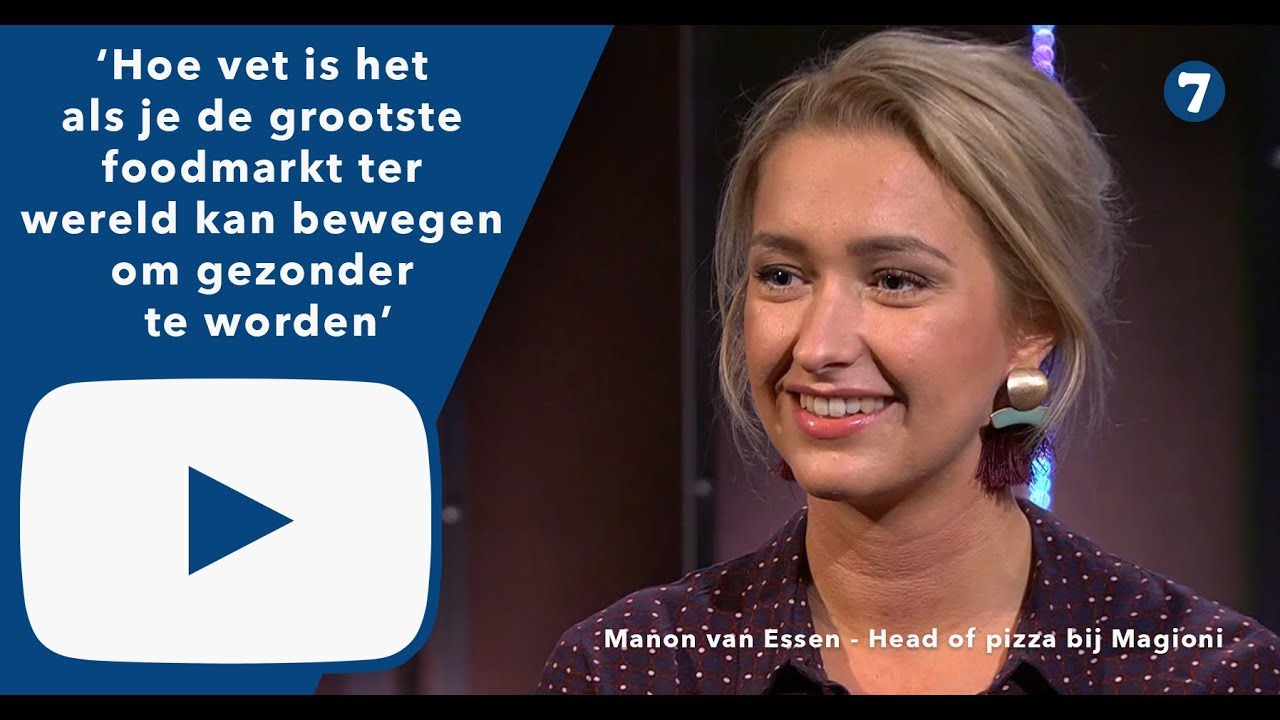 Ondernemer Manon van Essen (Magioni) wil de foodmarkt gezonder maken met haar pizza | 7DTV