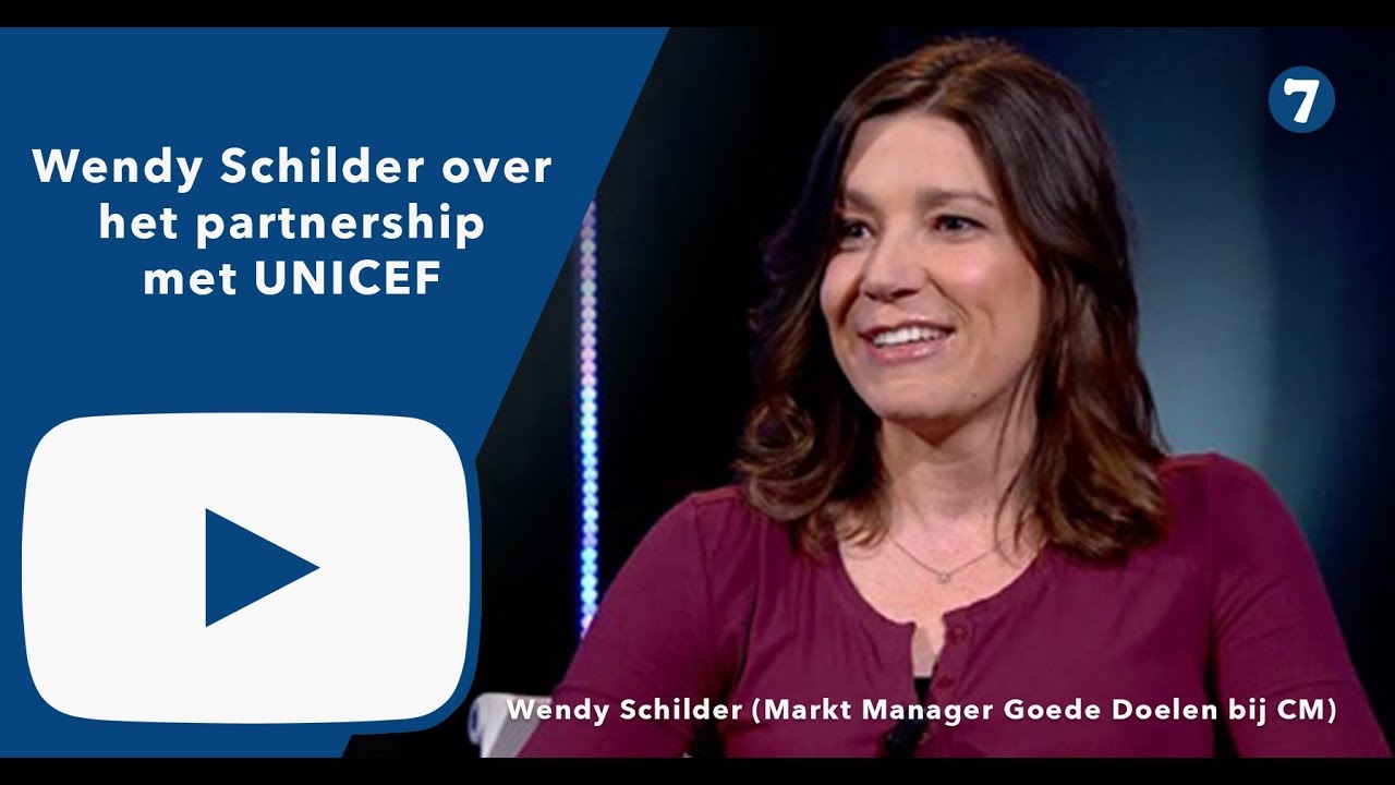 Wendy Schilder (CM) over partnership met UNICEF