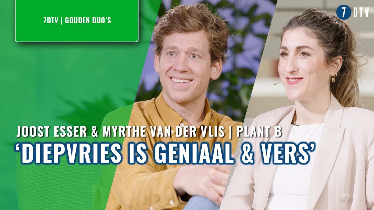 Myrthe van der Vlis & Joost Esser (Plant B): ‘We bereiden 3500 maaltijden per maand’ | 7DTV